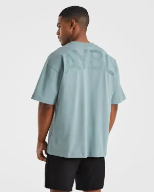 Essential Oversized T Shirt - Ocean Mist Holiday Style
