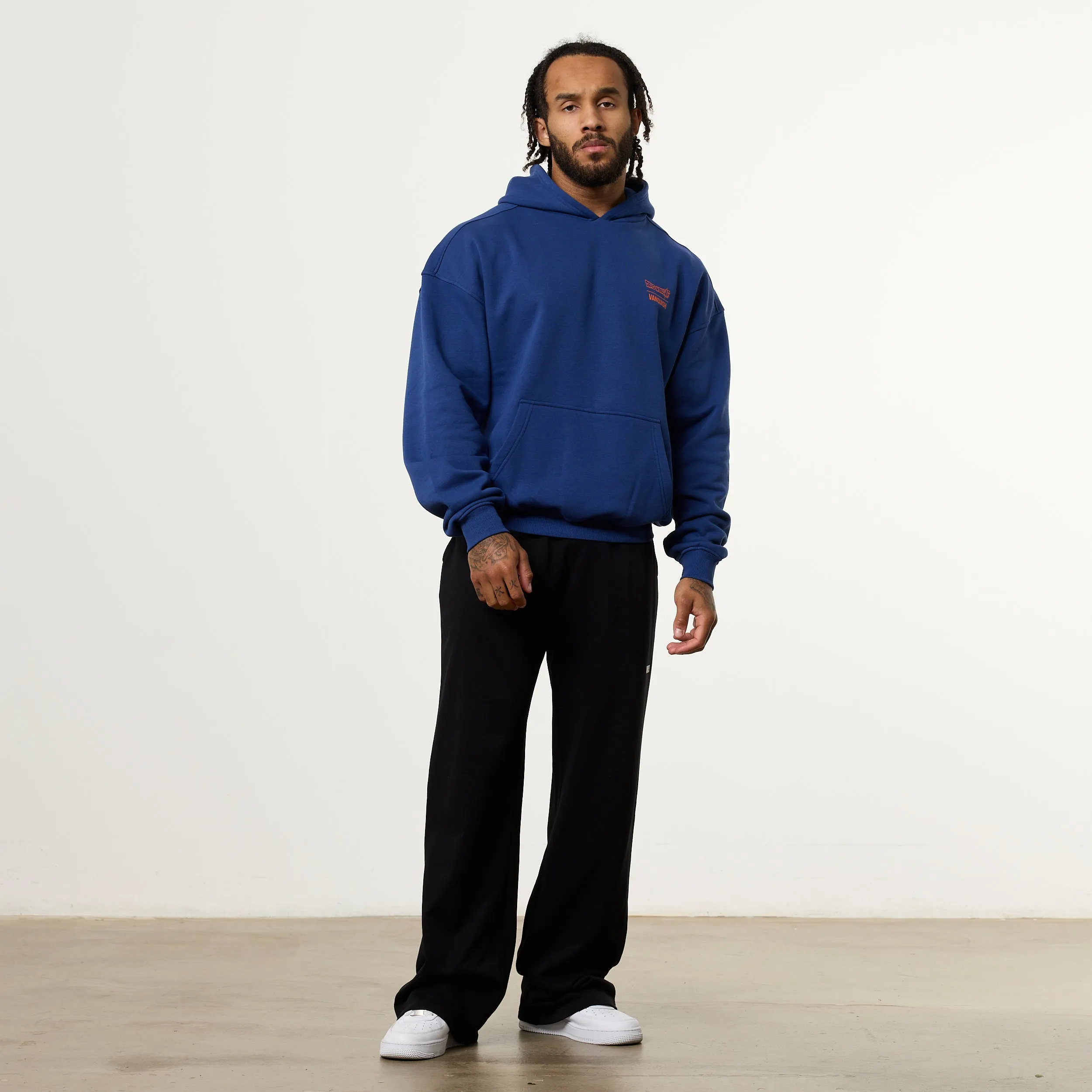 Bright Color Vanquish DBS Goku Navy Hoodie