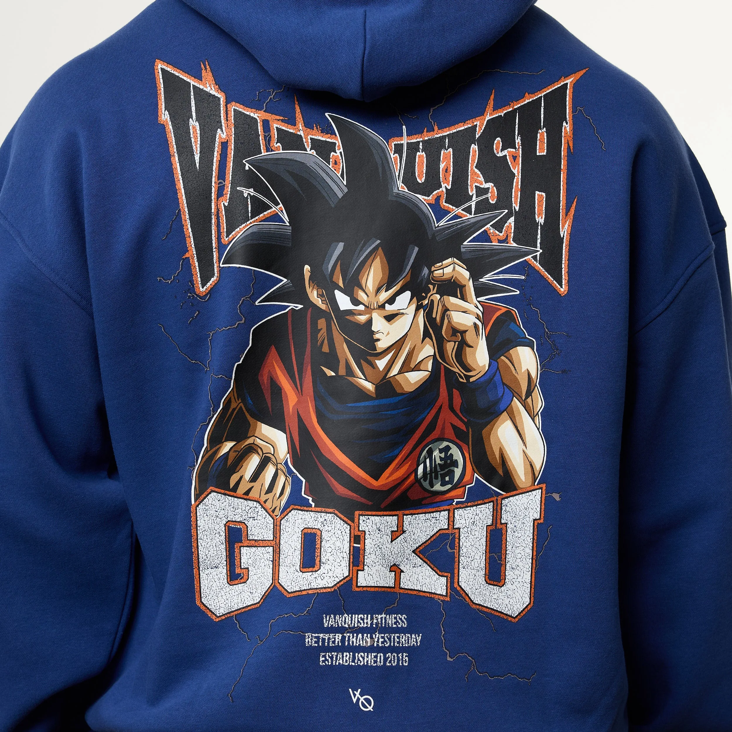 Kangaroo Pocket Urban Night Vanquish DBS Goku Navy Hoodie