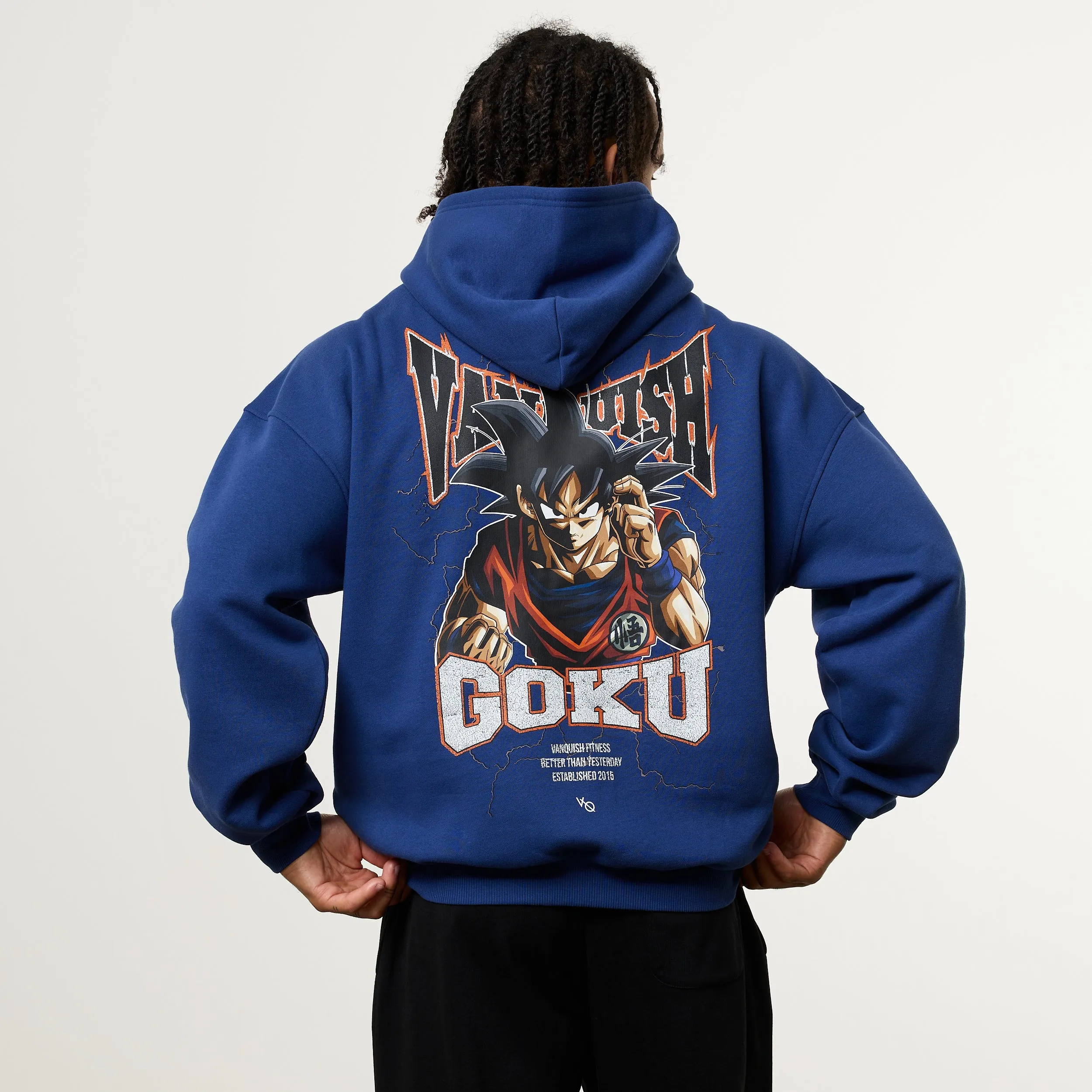 Vanquish DBS Goku Navy Hoodie Athletic Tailoring