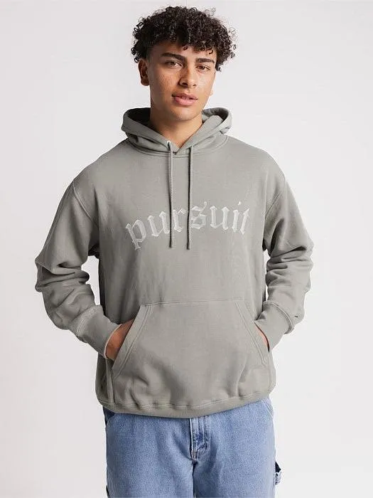 Chrome Heavyweight Pullover in Olive Yak like
