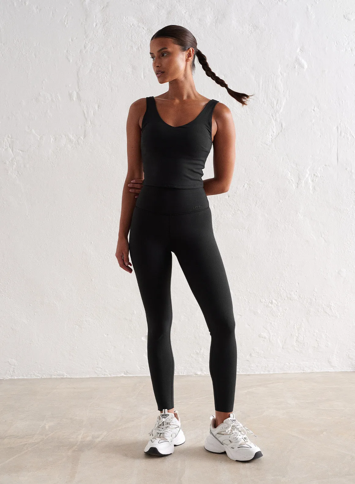 Black Sense Petite Tights Morning Jog Slim Fit Modern Performancewear