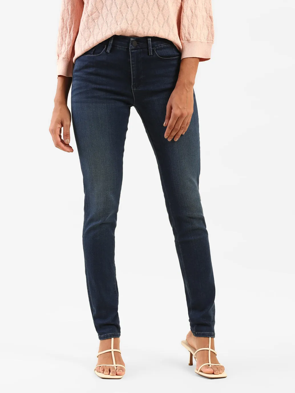 Clean Fit Women's 711 Blue Skinny Fit High Rise Jeans