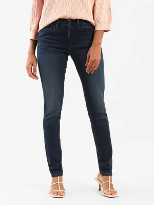 Clean Fit Women's 711 Blue Skinny Fit High Rise Jeans