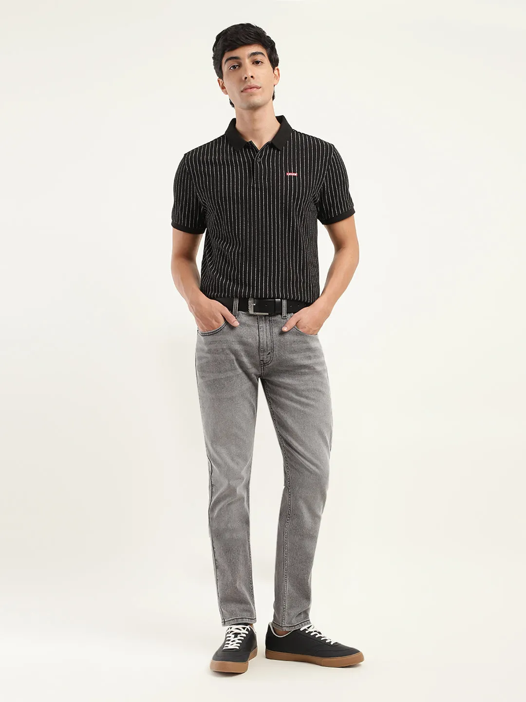 Men's 512 Grey Slim Tapered Fit Mid Rise Jeans Reliable Layer