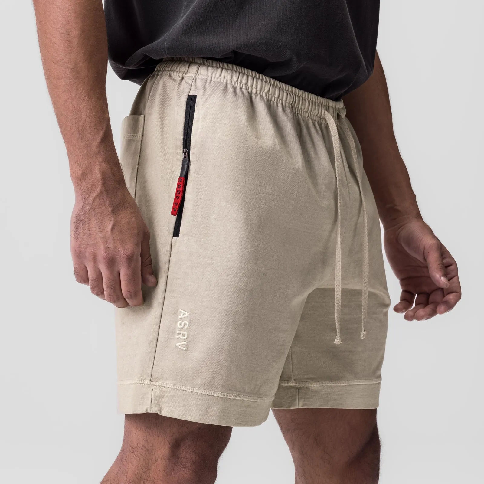 0782. Tech Essential? Sweat Short - Faded Beige Hassle free maintenance Snag Free Fabric Technology