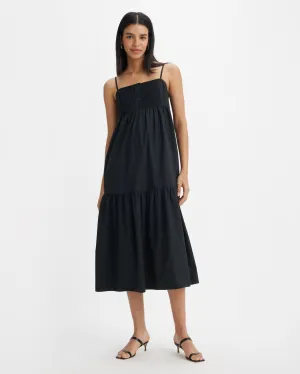 Brunch Outfit Summer Vibes Versatile Levi's? Womens Tiered Issa Dress - Caviar