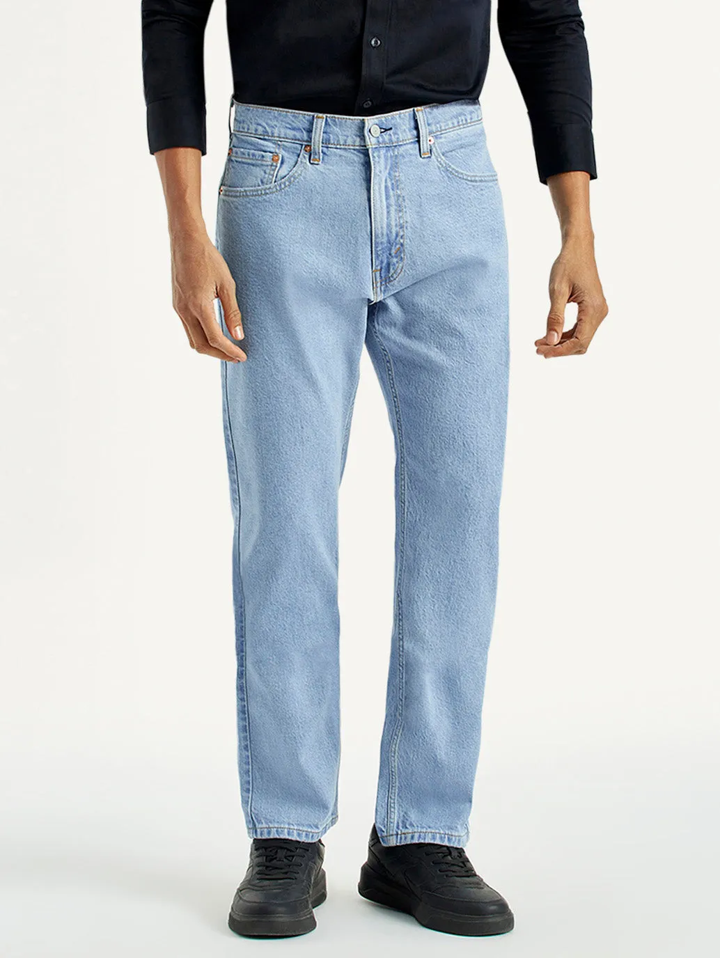 Men's 505 Light Indigo Straight Fit Mid Rise Jeans Daily Favorite