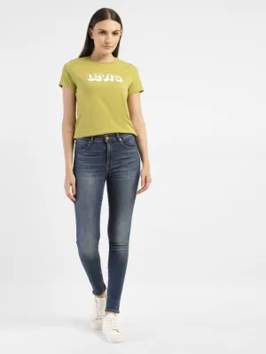Closet Staple Women's Blue Shaping Wide Leg Fit High Rise Jeans