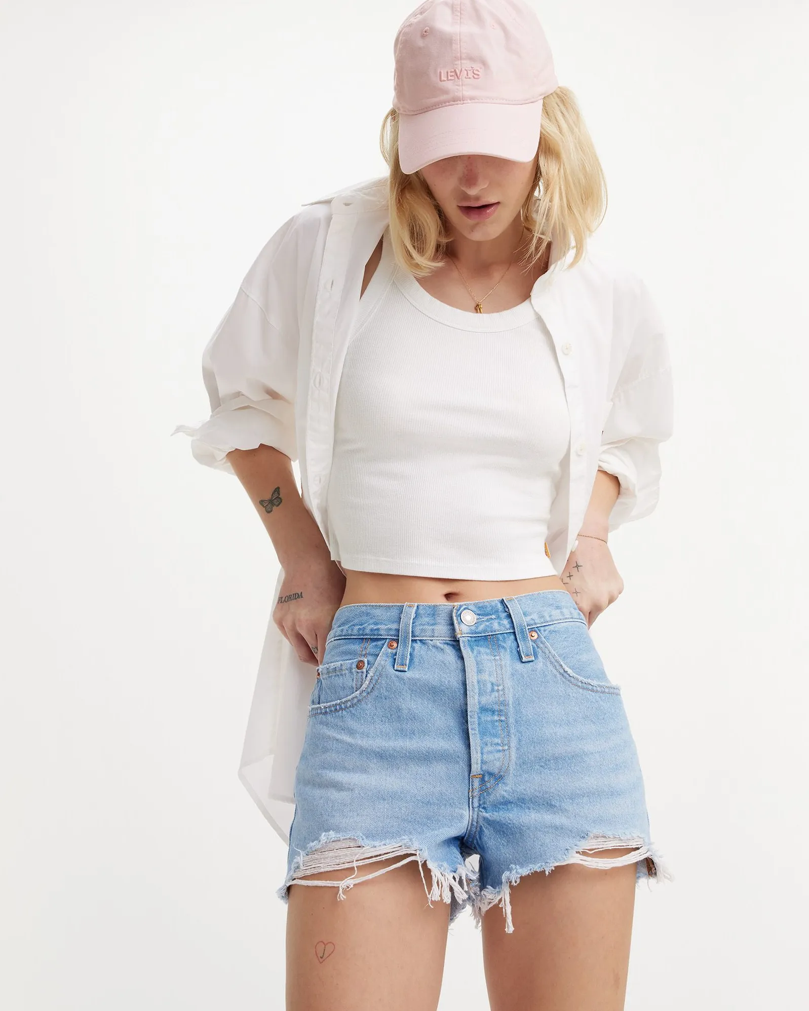 Levi's? Womens 501 Original Shorts - Luxor Heat Bootcut style