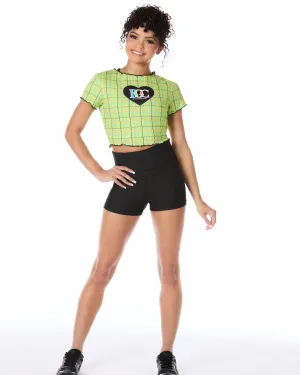 Black Girls Cheer She??s All That Plaid Crop Top - SPECIAL ORDER Holiday Ease StaticResistantLining