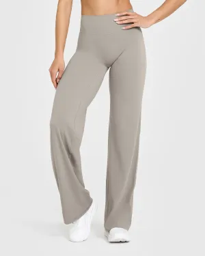 HighDurabilityClothing SoftMotion? Straight Leg Bottoms | Warm Sand Comfort Elastic Waistband