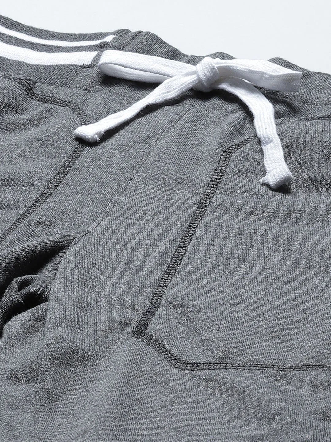 Alcis Men Grey Solid Track Pants Refined fit Odor Control Technology