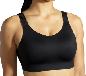 Spaghetti straps seams Brooks Scoopback 2.0 Womens Sports Bra - Black