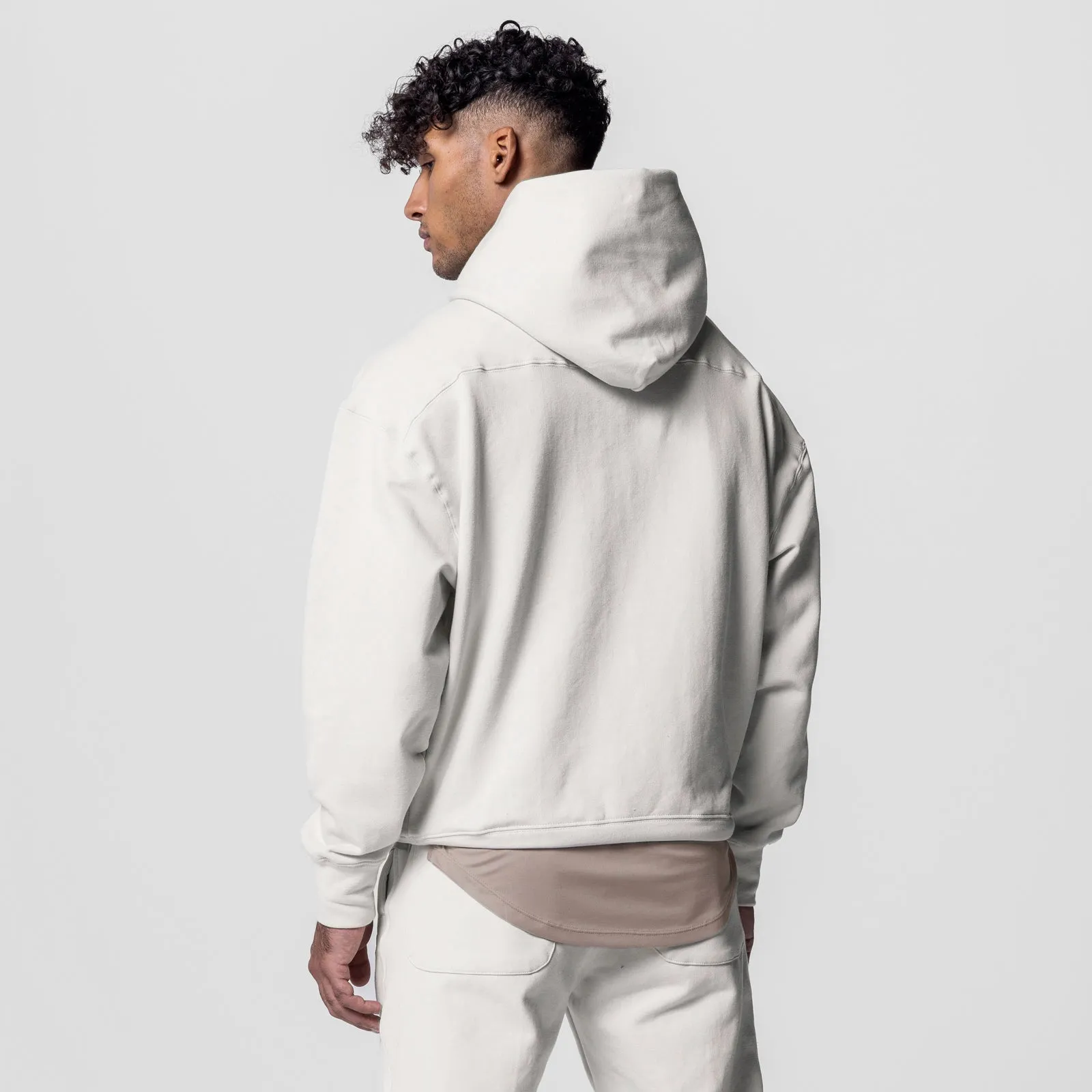 Front Pouch 0648. Tech-Terry? Hoodie - Stone