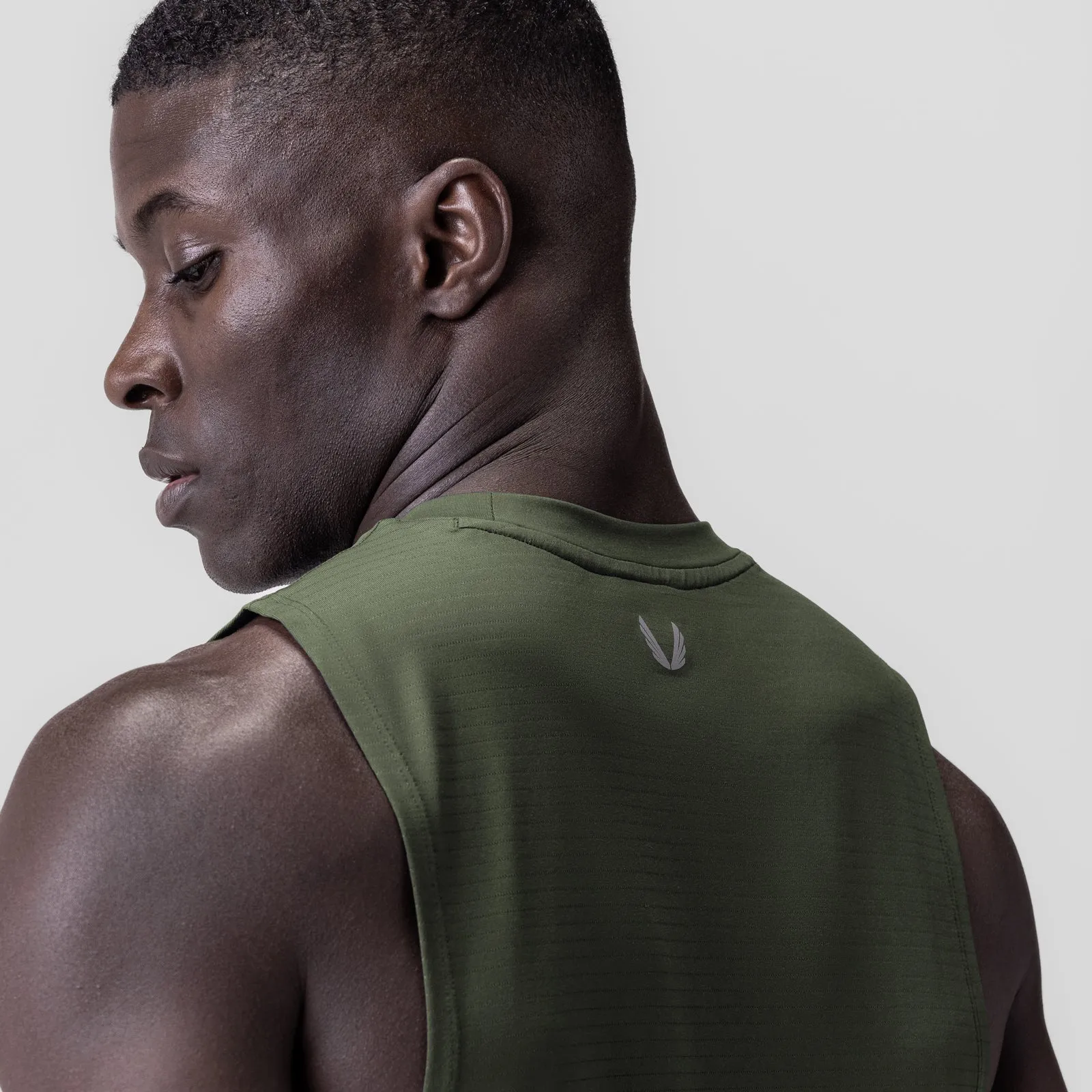 High - end 0837. 3D-Lite? 2.0 Lycra? Muscle Tank - Olive "RP"