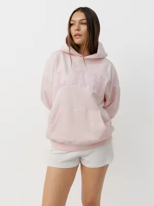 Workwear Drop Shoulder Construction Applique Hoodie