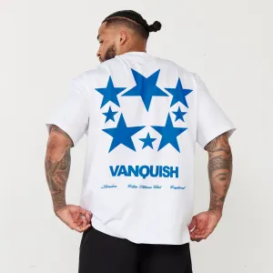 Leisure Wear anti static coating Vanquish Revolve Multi Star White Oversized T Shirt
