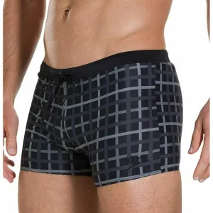 Speedo Valmilton Mens Swim Shorts - Black Lightweight Compression Adjustable drawstring