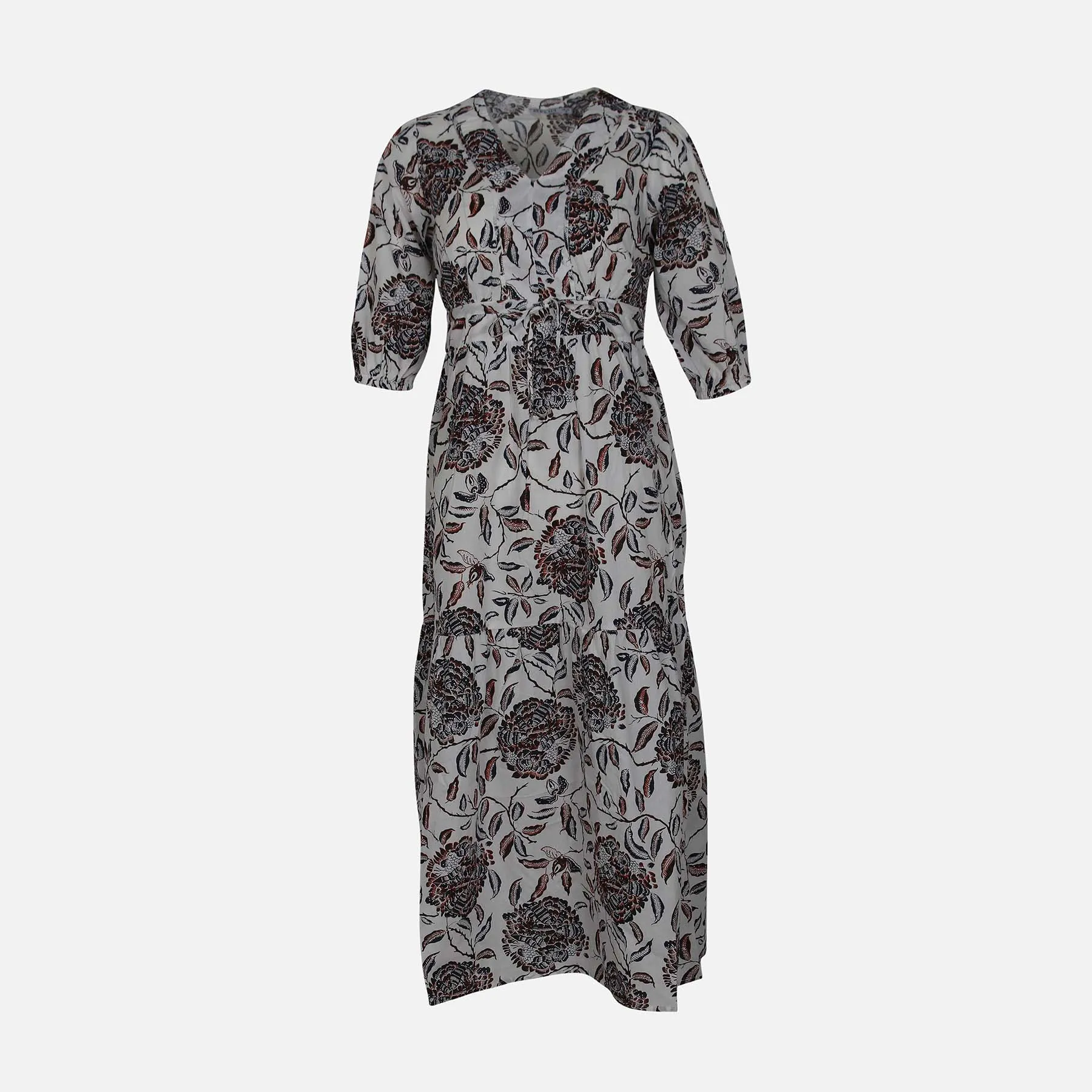 MELON LADIES CASUAL LONG DRESS NonRestrictiveCut Picnic Fun