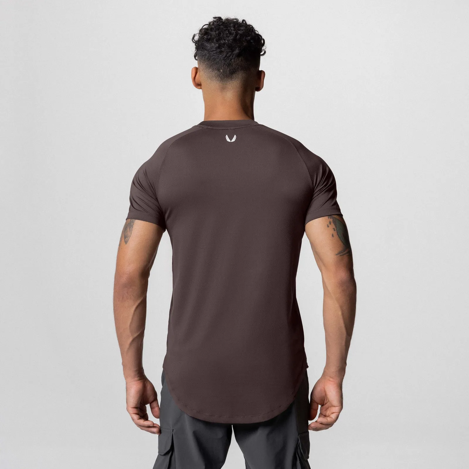 0660. AeroSilver? Established Tee - Dark Earth Flexible Collar