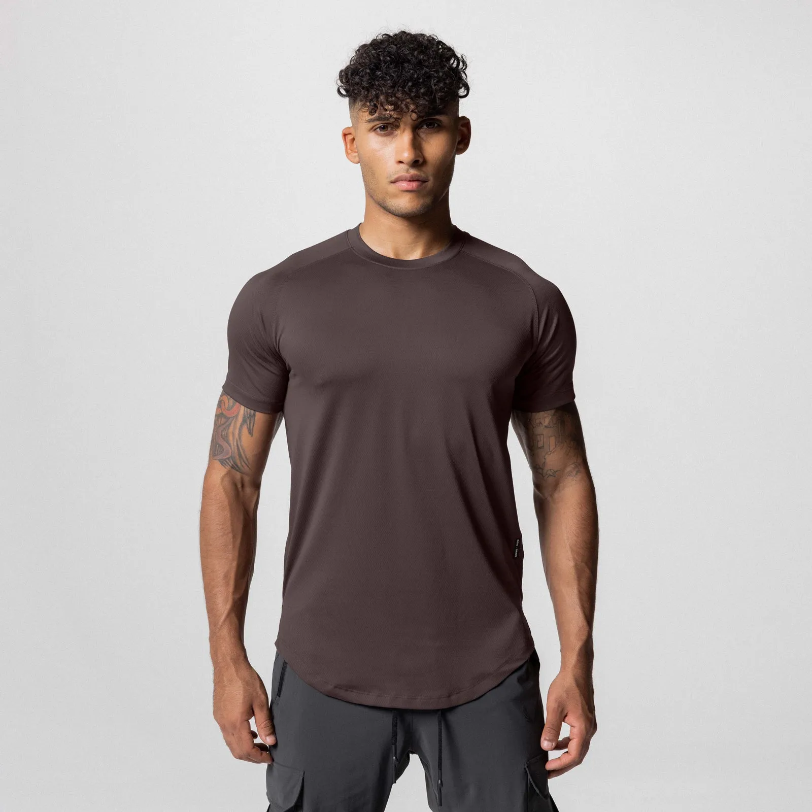 0660. AeroSilver? Established Tee - Dark Earth Sports Outfit
