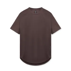 0660. AeroSilver? Established Tee - Dark Earth Ribbed collar