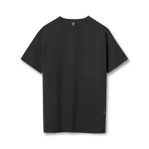 Summer Ready Non Irritating Tags 0846. CottonPlus? Standard Mesh Back Tee - Black