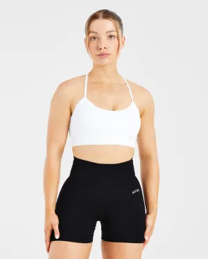 Strapless seams Layering Piece Empower Seamless Sports Bra - White