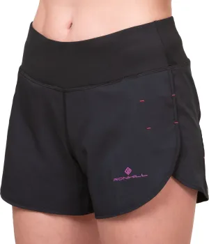 Ronhill Tech 4.5 Inch Womens Running Shorts - Black Weekend Ready