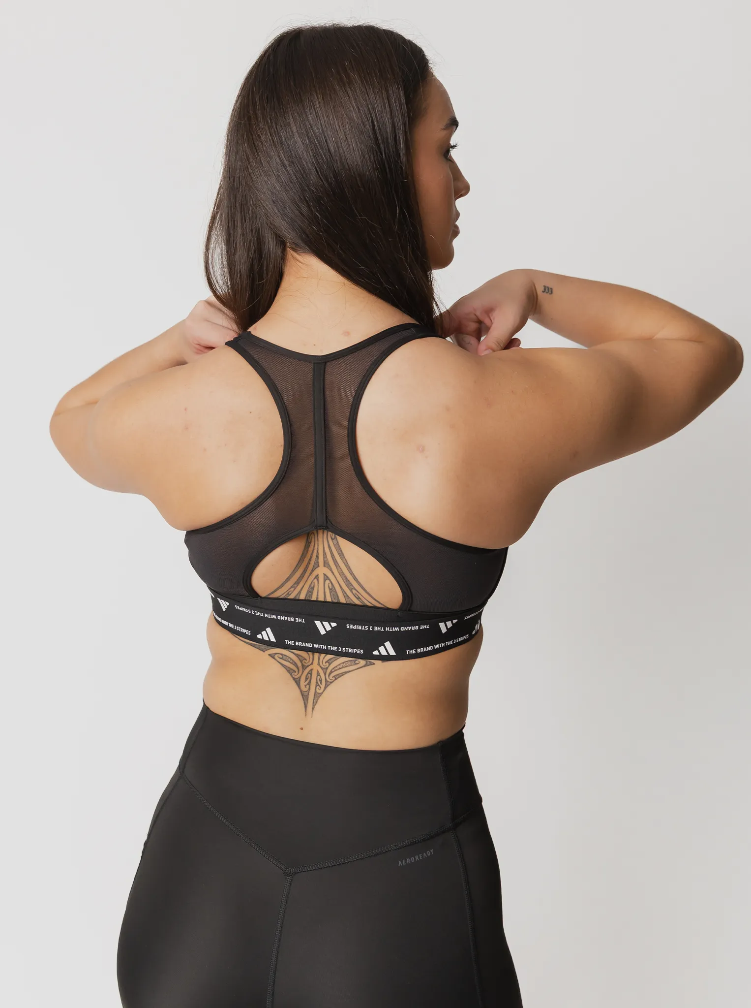 Powerreact Training Medium-Support Bra Go Light Abrasion Resistant Hem