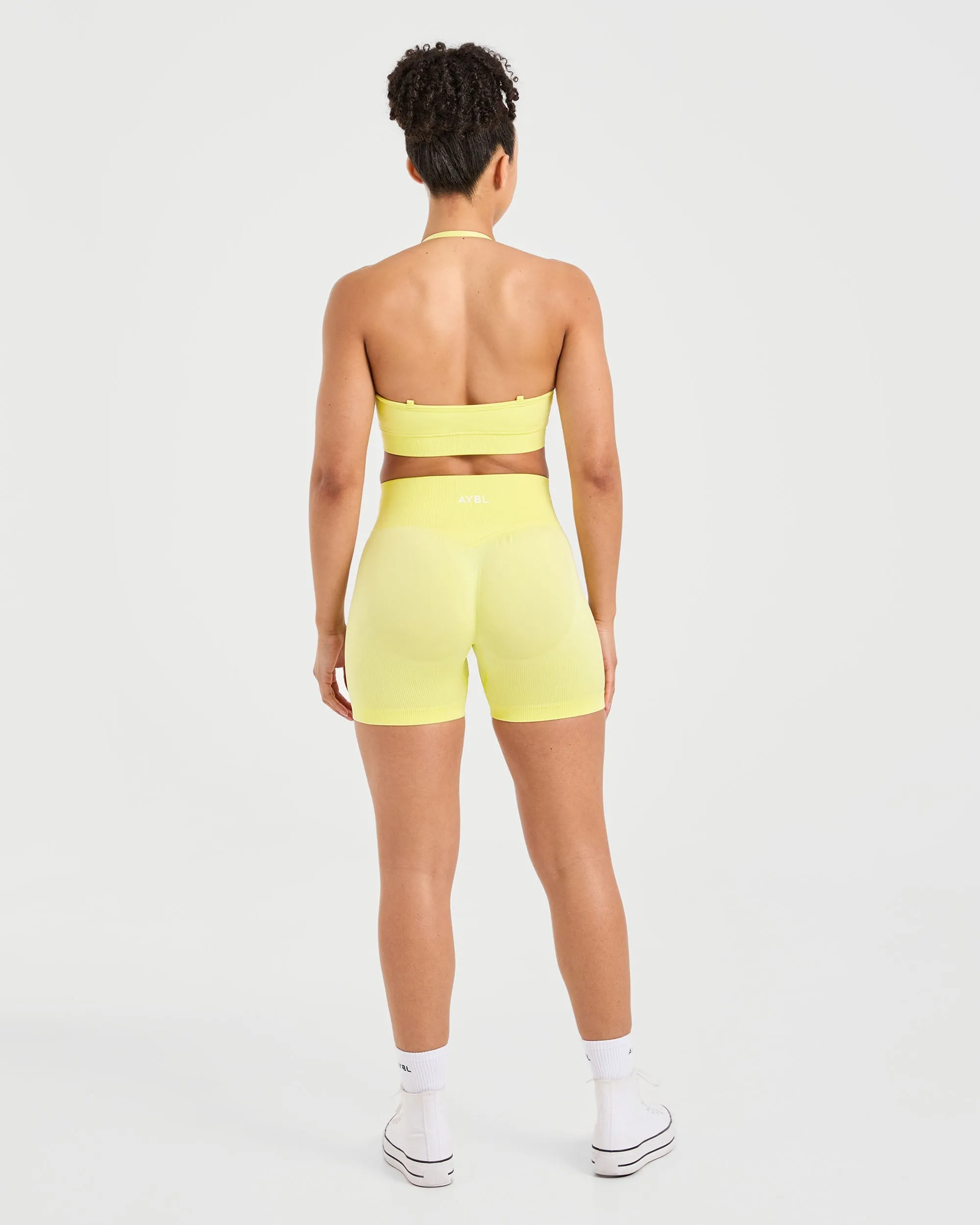 Nylon workout gear Adapt Seamless Sports Bra - Spring Yellow