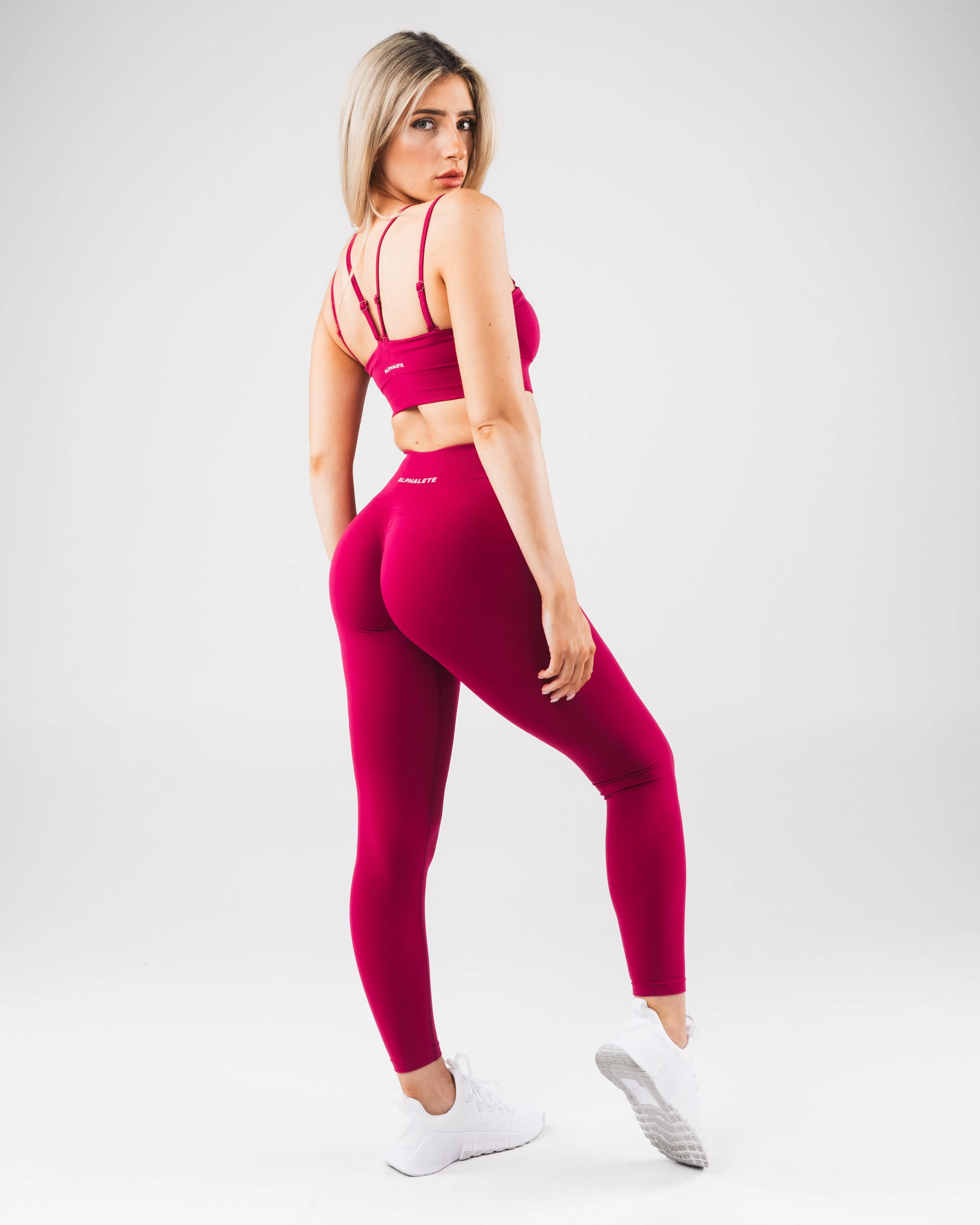 Smooth Surface Amplify Gemini Bra - Berry