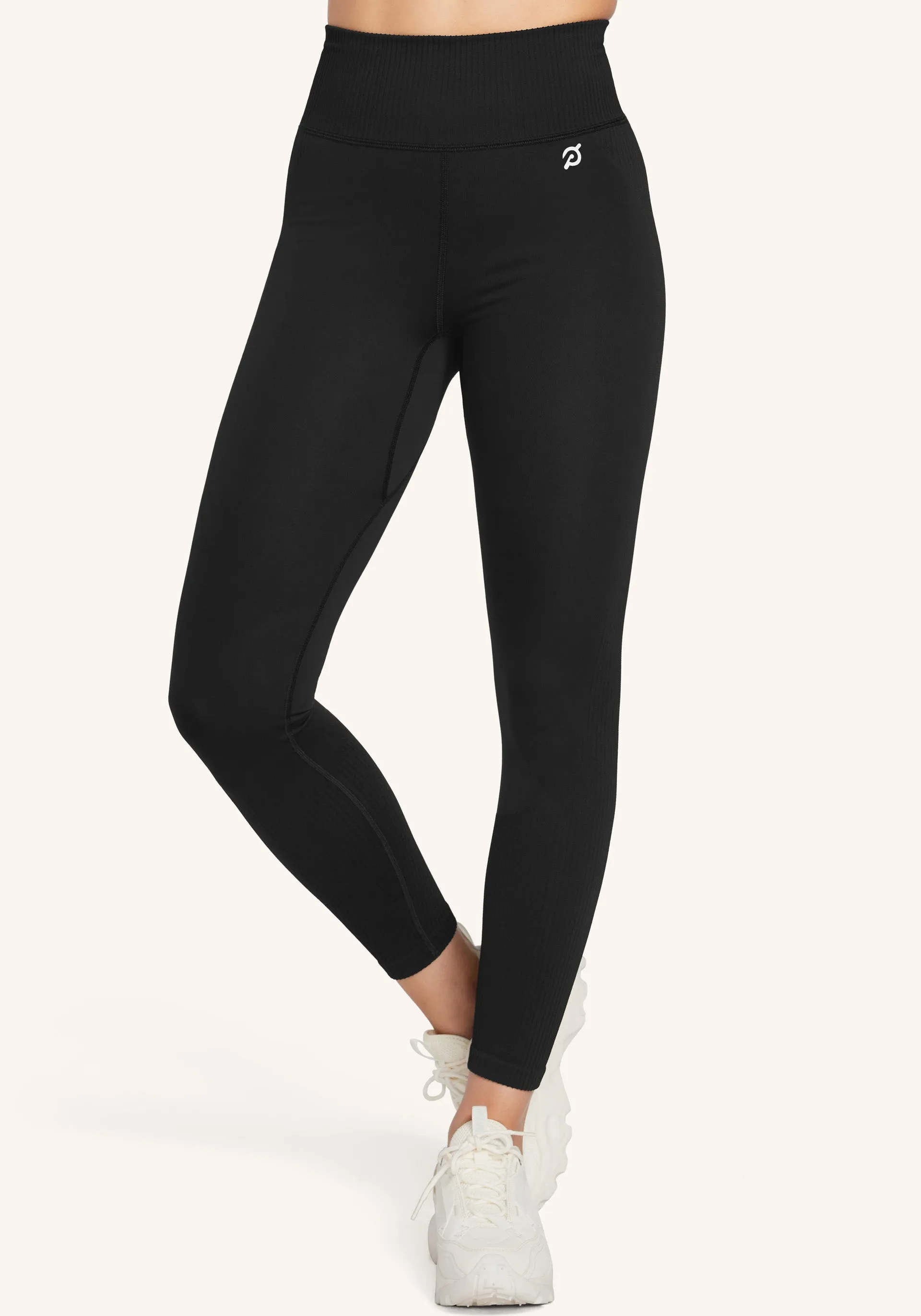 Seamless High Rise Legging Grid Pattern Eco Shopper Double Layer