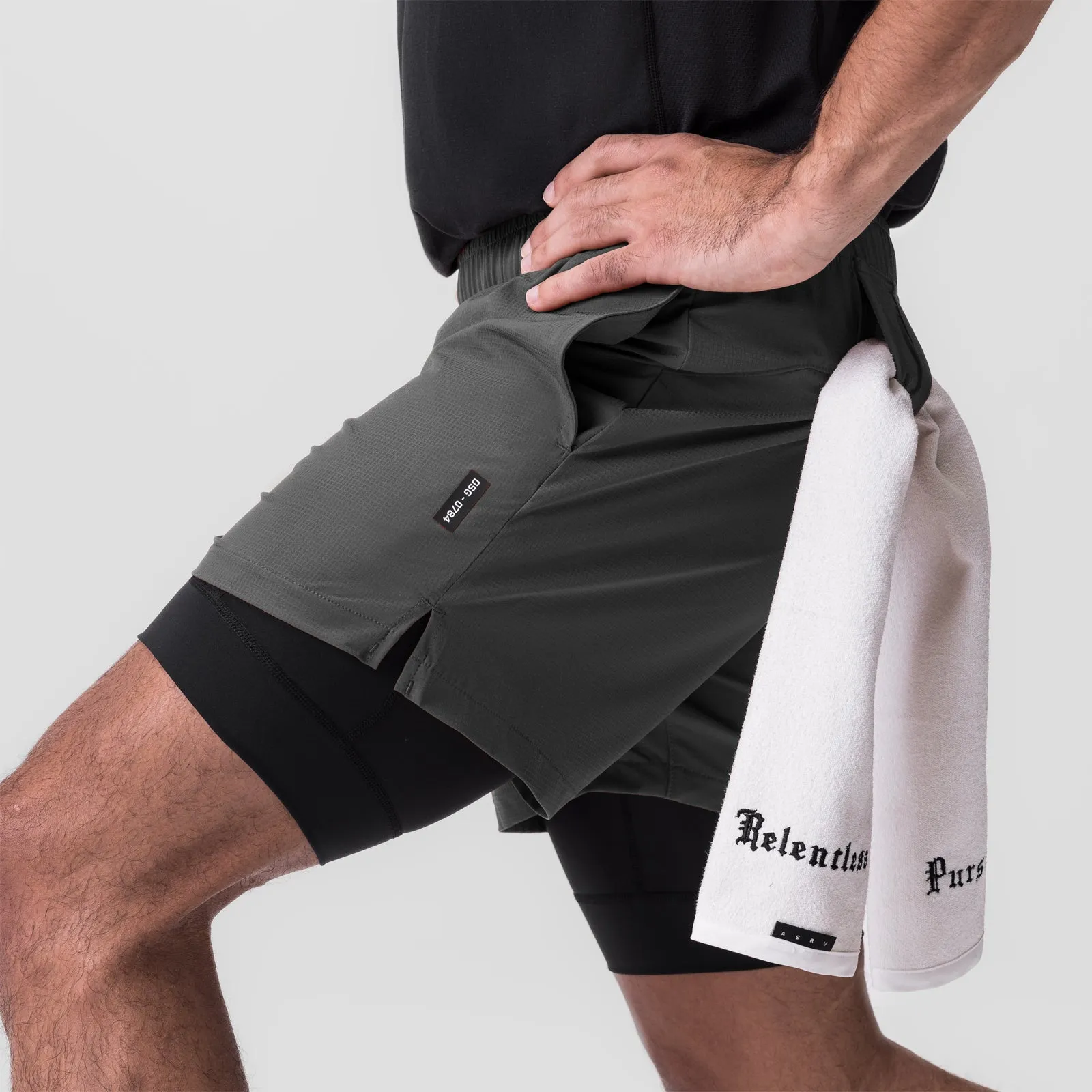 Sun Ready 0784. Ultralite? 6" Liner Short - Raven/Black