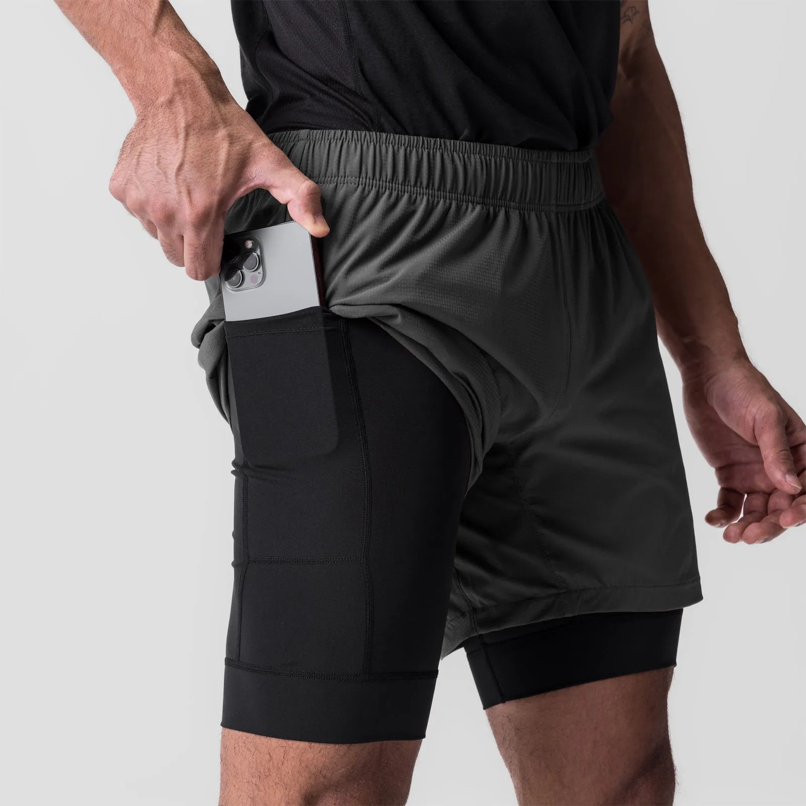 Outdoor Activity 0784. Ultralite? 6" Liner Short - Raven/Black