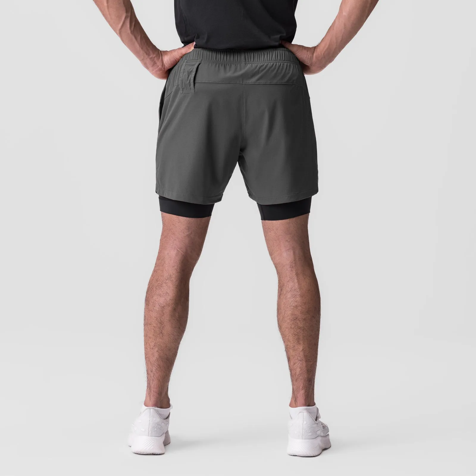 Weekend Casual Compression Support Layer 0784. Ultralite? 6" Liner Short - Raven/Black