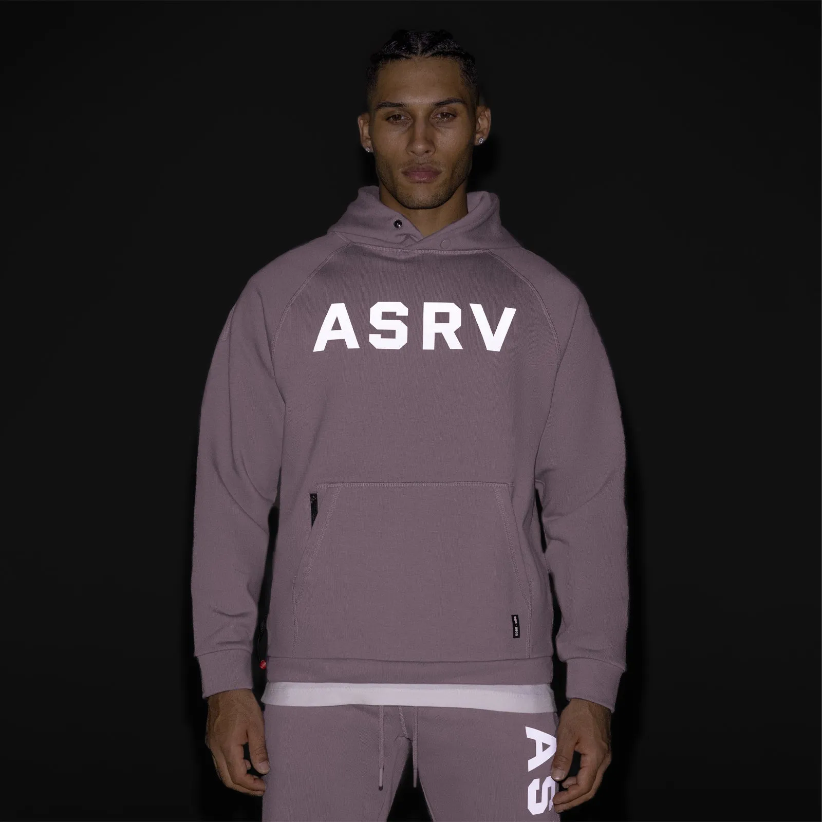 0905. Tech-Terry? Weather-Ready Training Hoodie - Moonscape "ASRV" Flex Fit Fabric