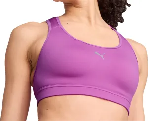 Puma 4KEEPS Womens Running Sports Bra - Purple Lightweight Feel Racerback seams