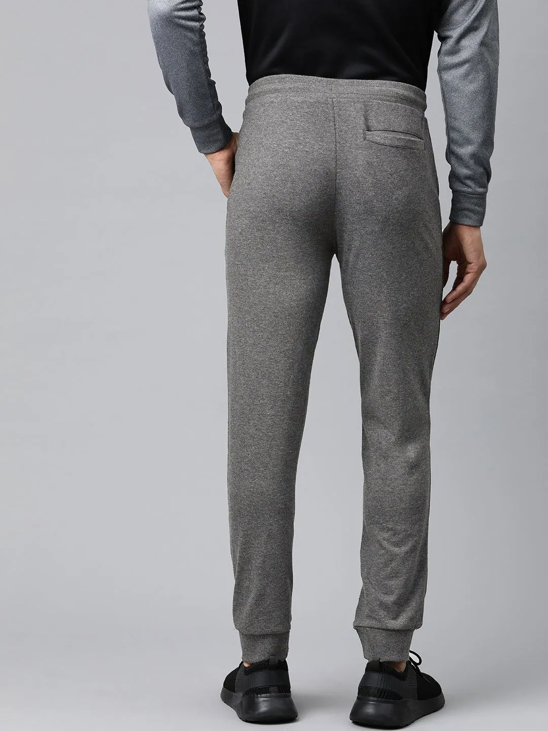 Multi-way wear Alcis Men Charcoal Grey Solid Track Pants