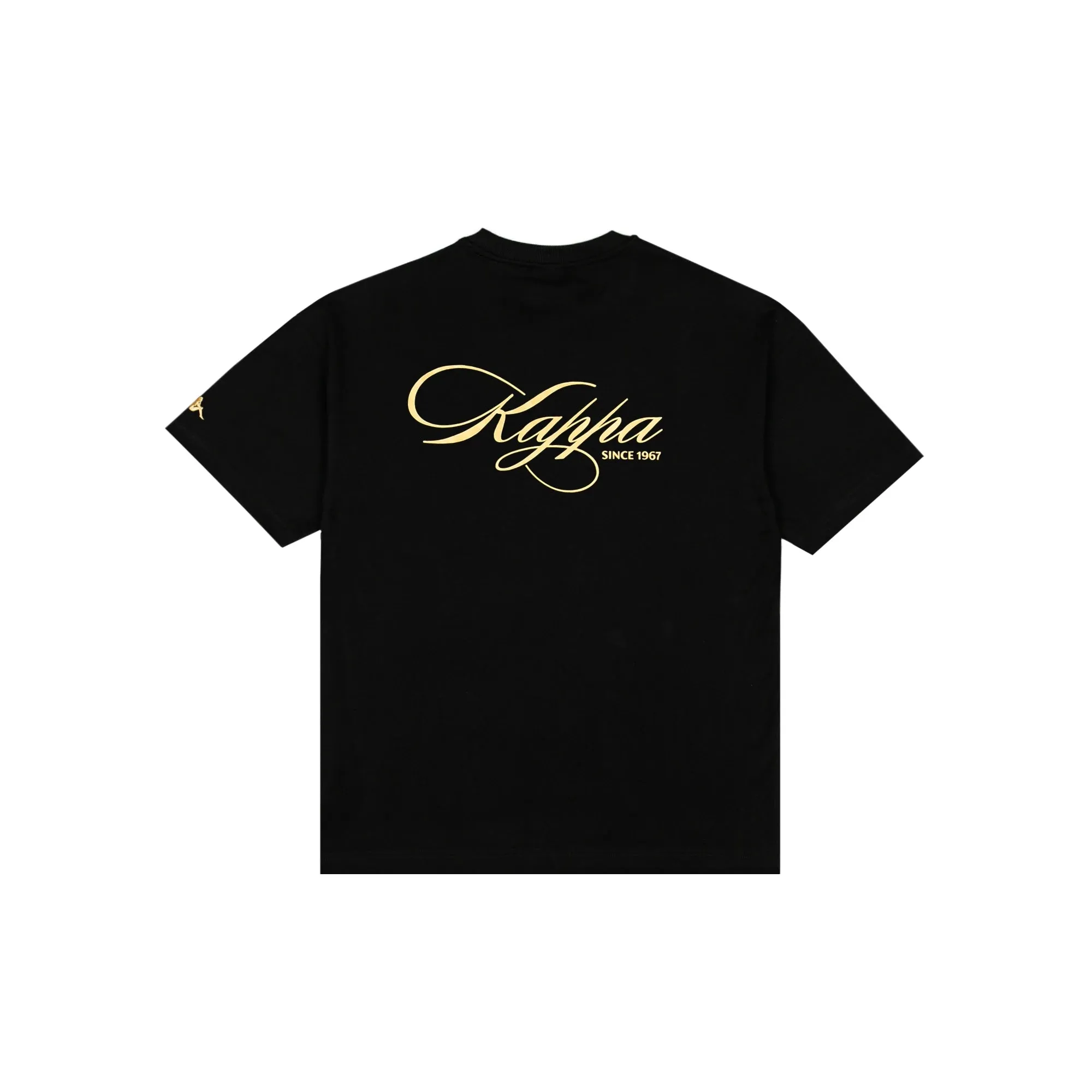 Moisture Wicking Technology Authentic Norda T-Shirt - Black Yellow Gold Rich