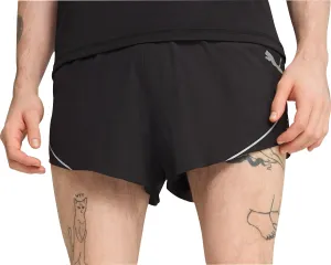 Puma Raceday Ultraweave 3 Inch Split Mens Running Shorts - Black Blazer earthy shades