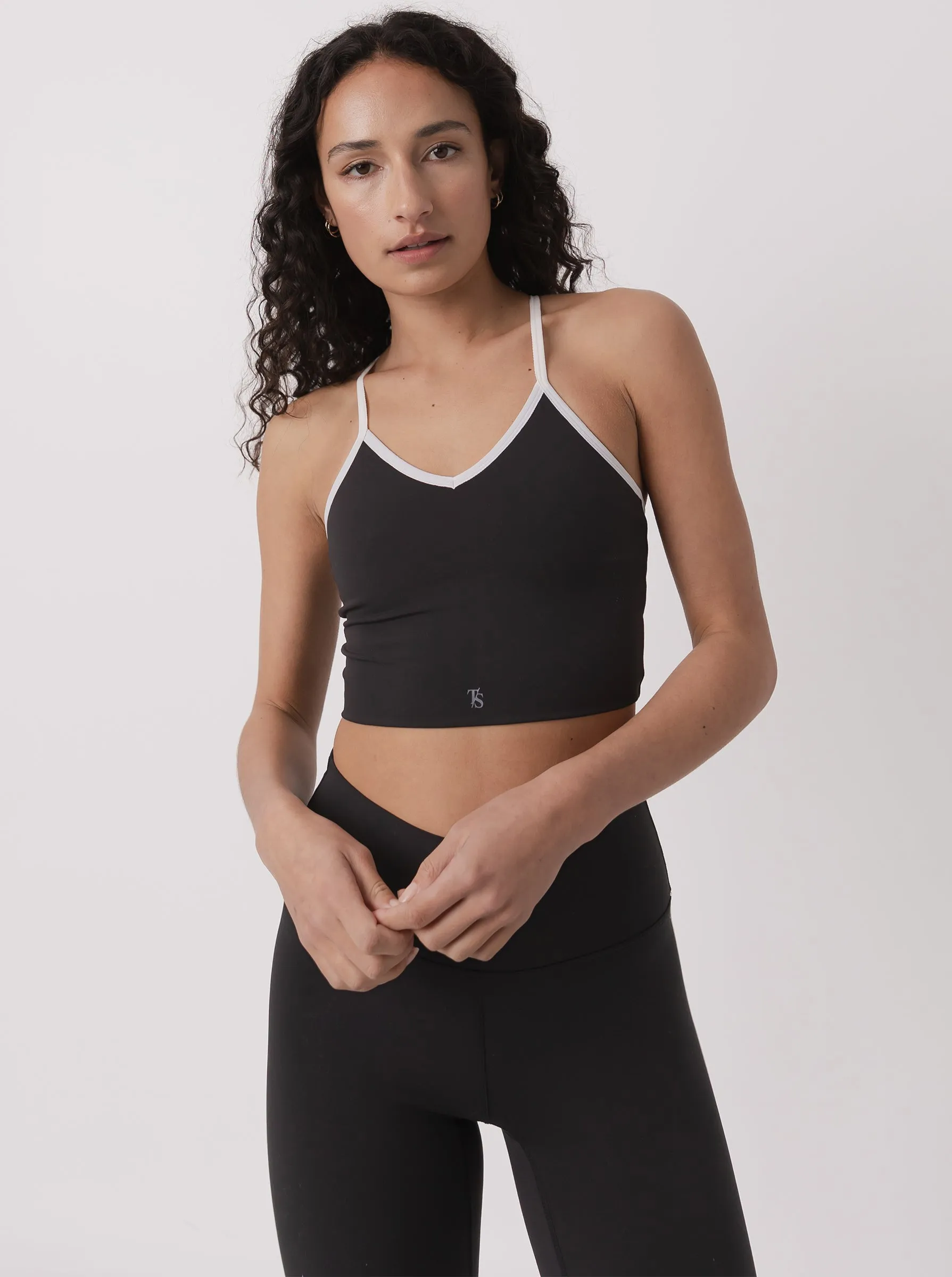 Retro Bra in Black Semi-formal