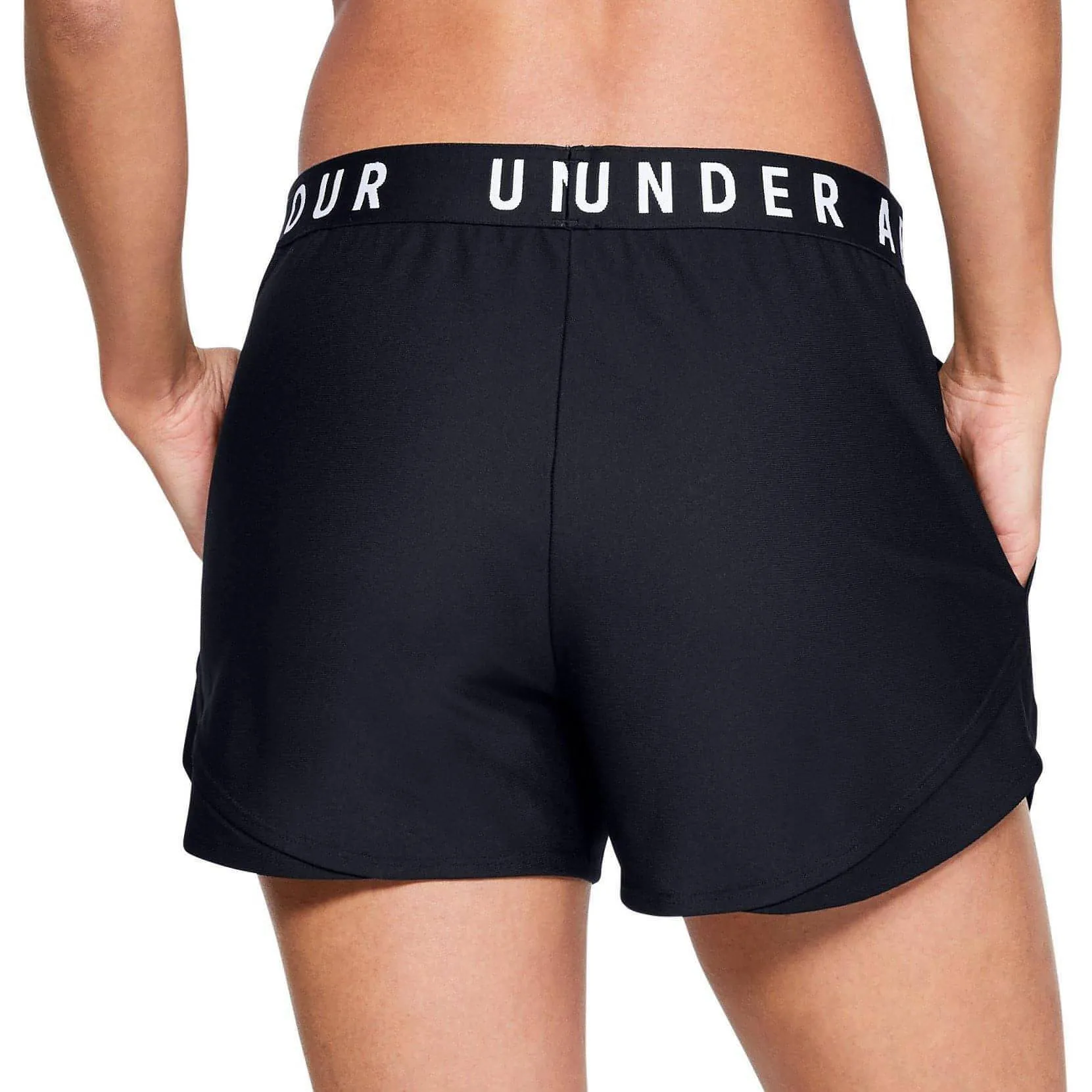 Under Armour Play Up 3.0 Womens Running Shorts - Black sequined details