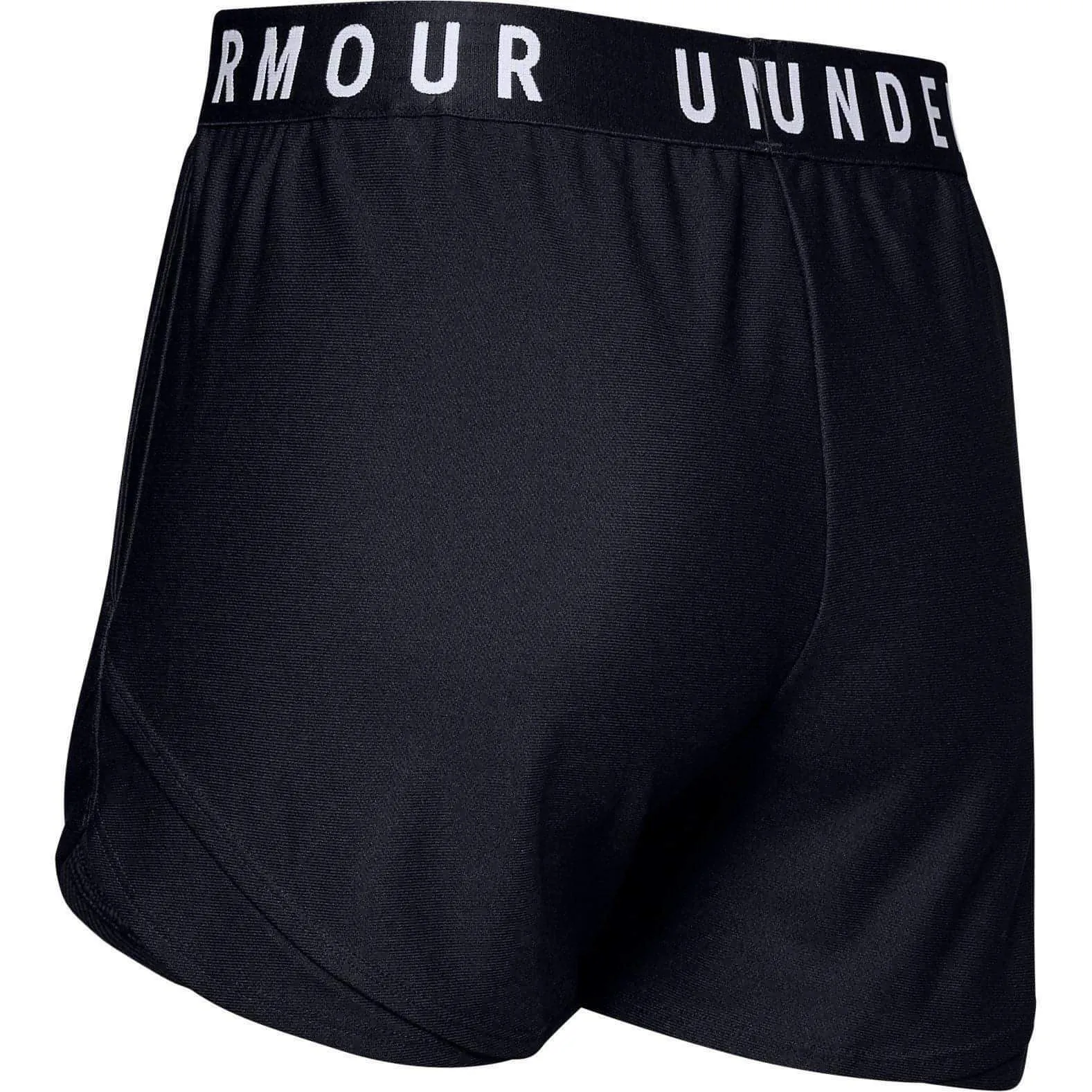 No Ride Up Silicone Grip Under Armour Play Up 3.0 Womens Running Shorts - Black