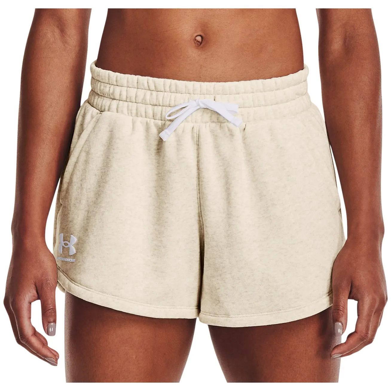 MultiPurposeUtility Under Armour Rival Fleece Womens Training Shorts - Beige