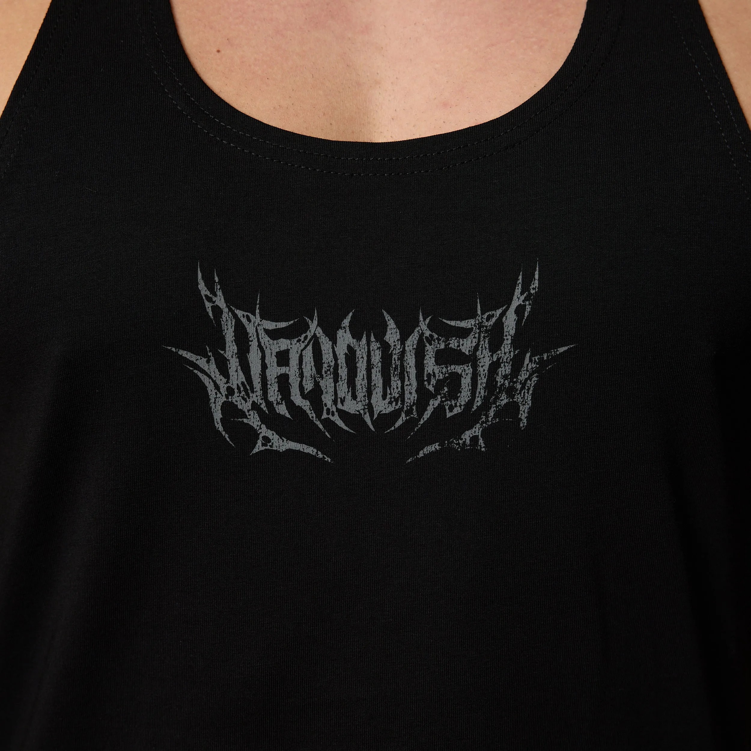Office Wear Vanquish Metal Black Stringer Vest