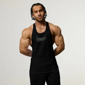 Vanquish Metal Black Stringer Vest Breathable mesh Daily Fashion