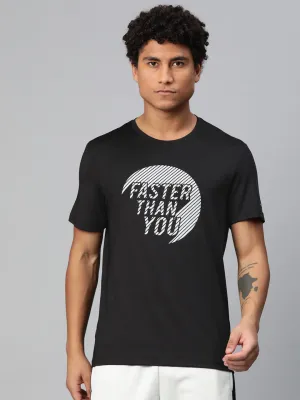Alcis Men Printed Anti Static Slim Fit T-shirt Neat Edge Clean Cut