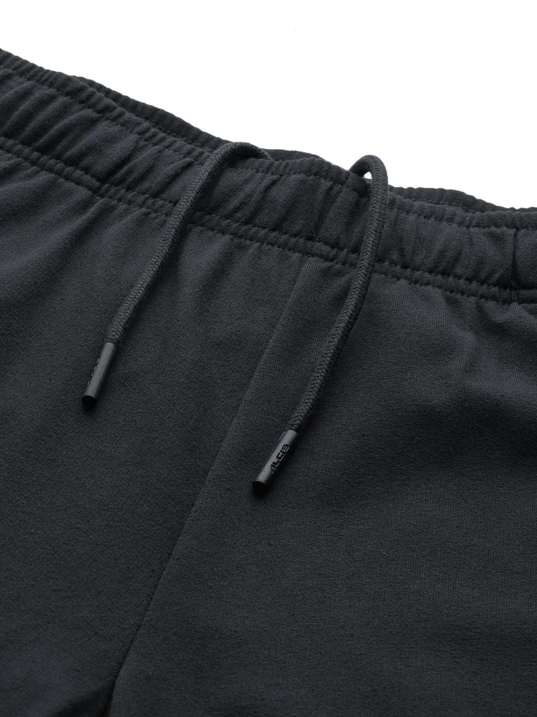 Alcis Men Grey Solid Track Pants Compression Fit